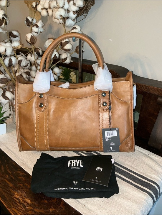 Frye Handbags - Frye Tan Leather Satchel